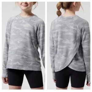 Athleta Girl Cozy Cross Your Fingers Sweatshirt - Size 14 - NWT